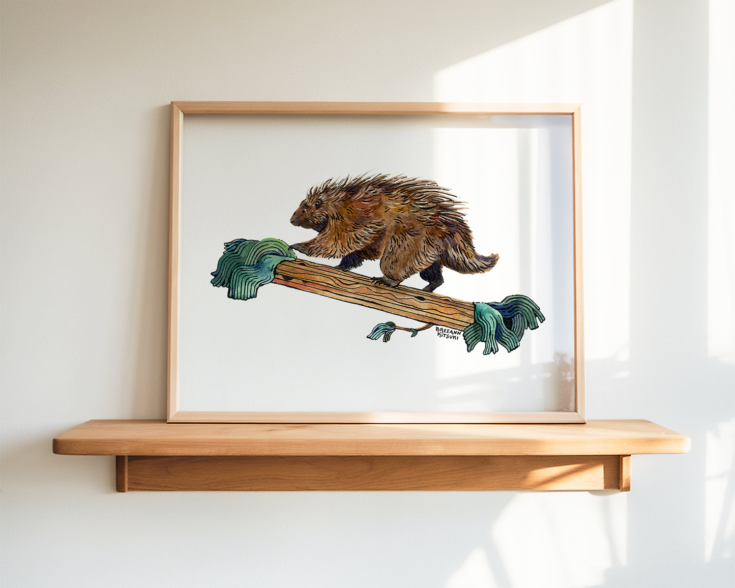 Porcupine Art Print