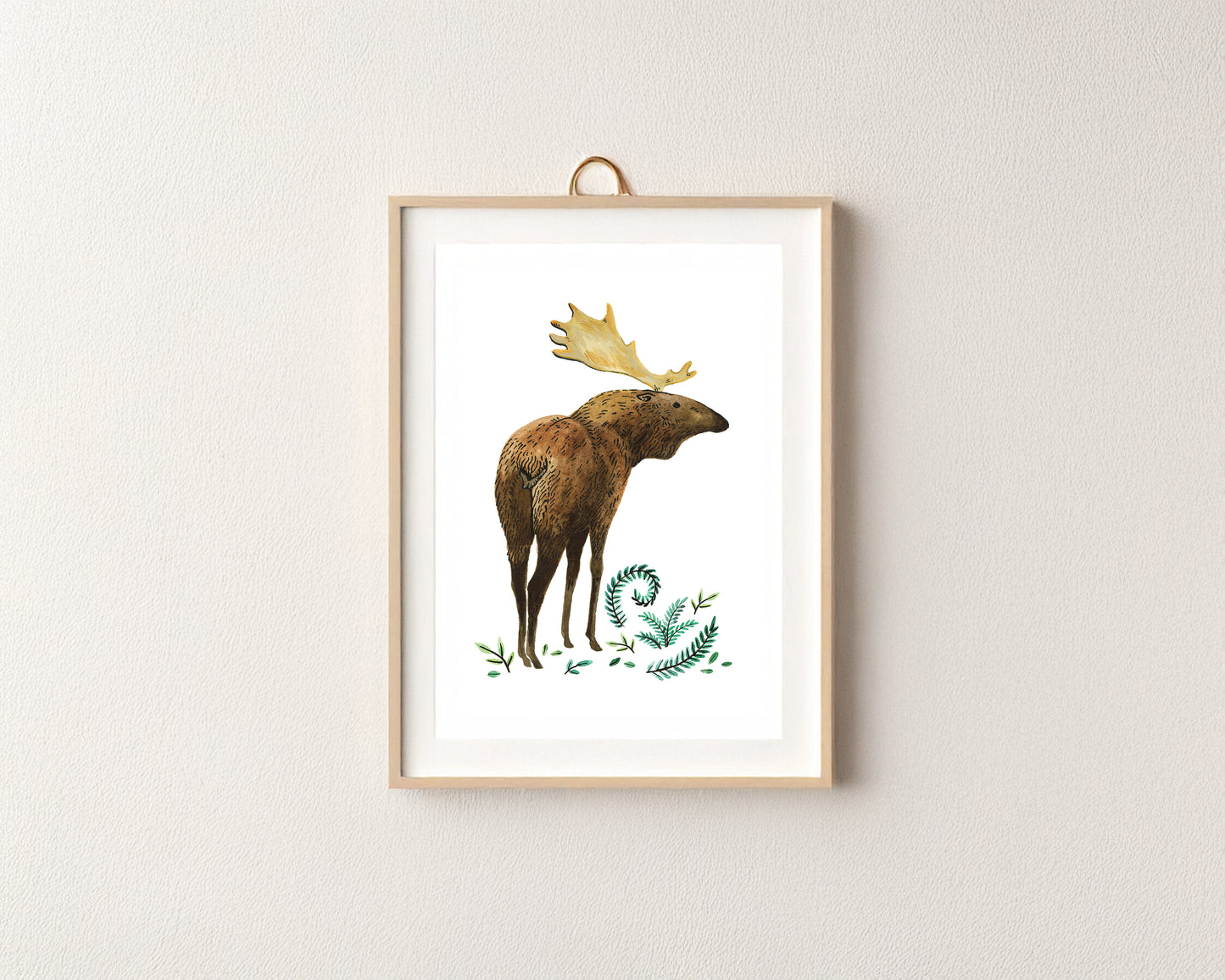 Moose Art Print