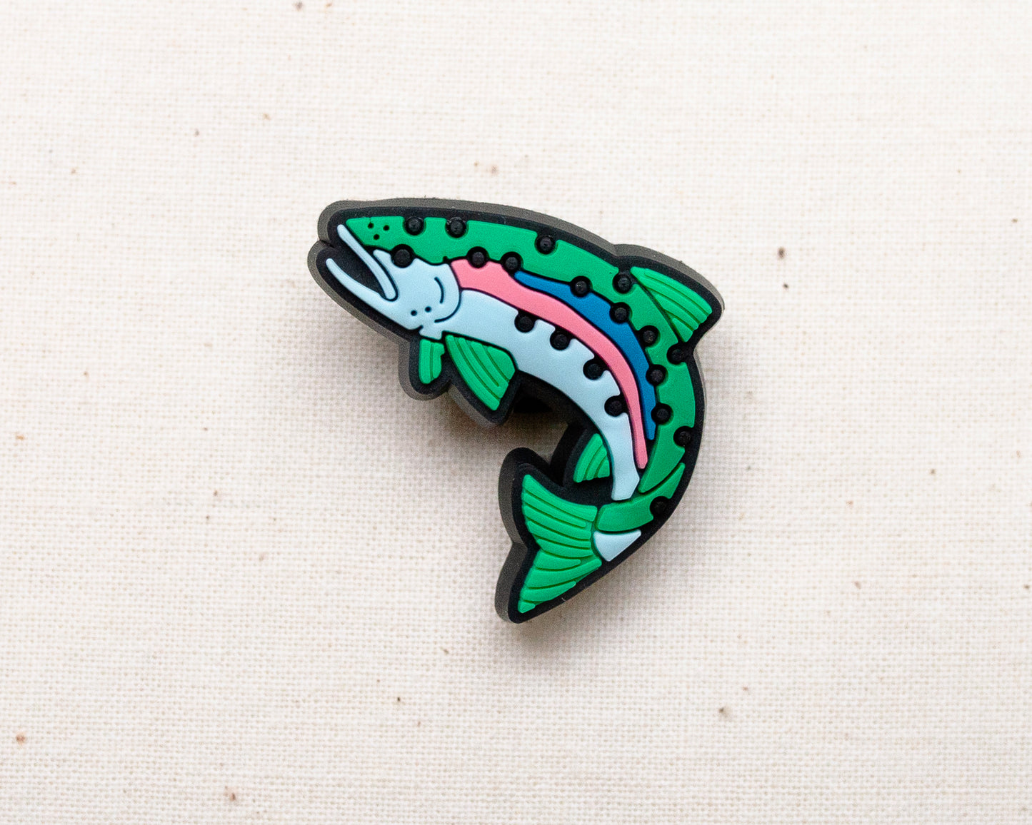 Rainbow Trout Shoe Charm