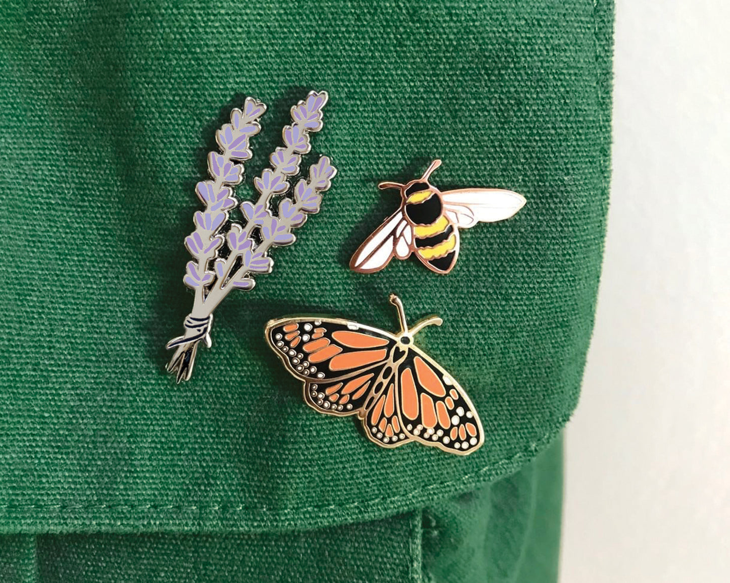 Honeybee Enamel Pin with GIVEBACK