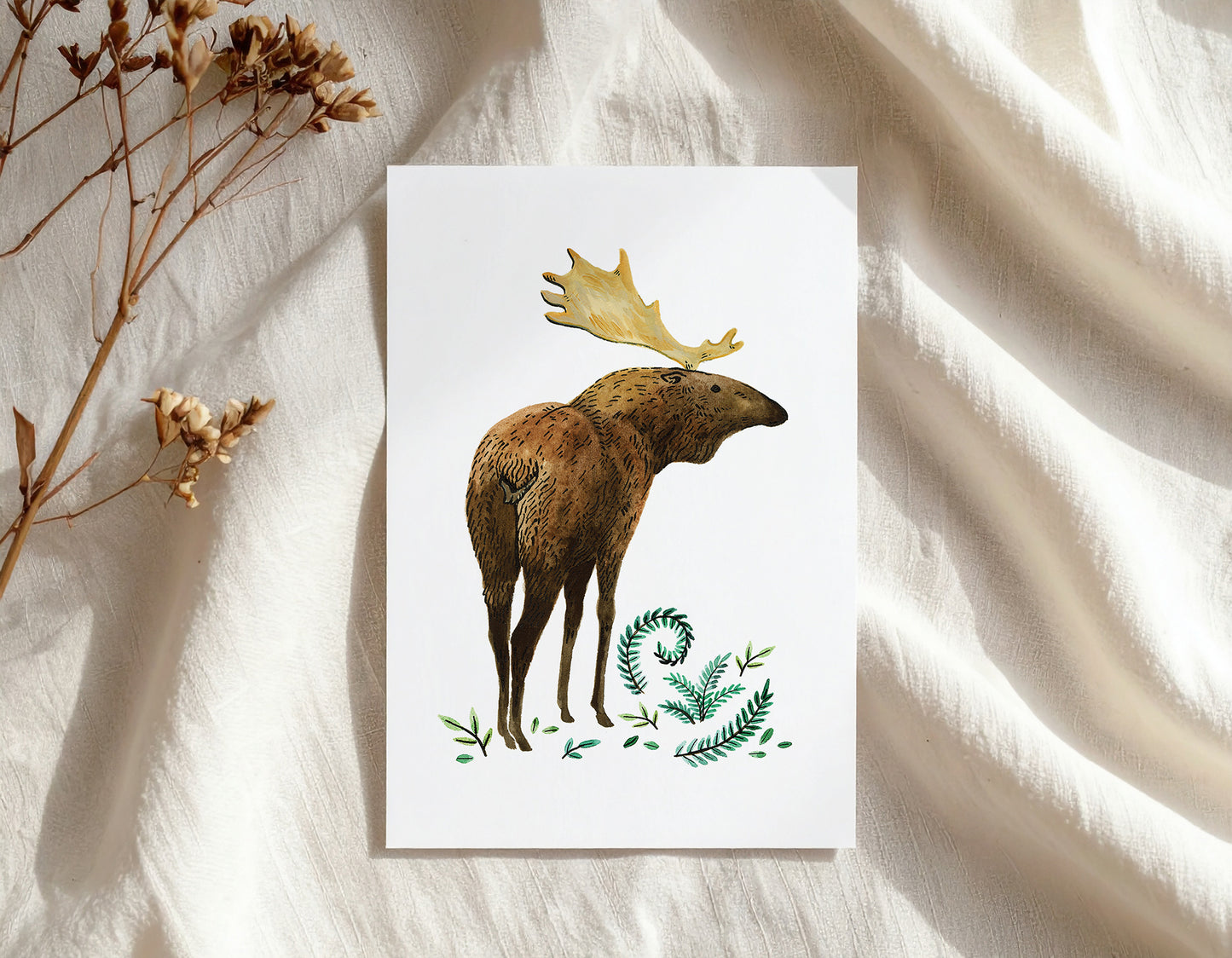 Moose Art Print