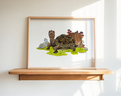 Box Turtle Art Print