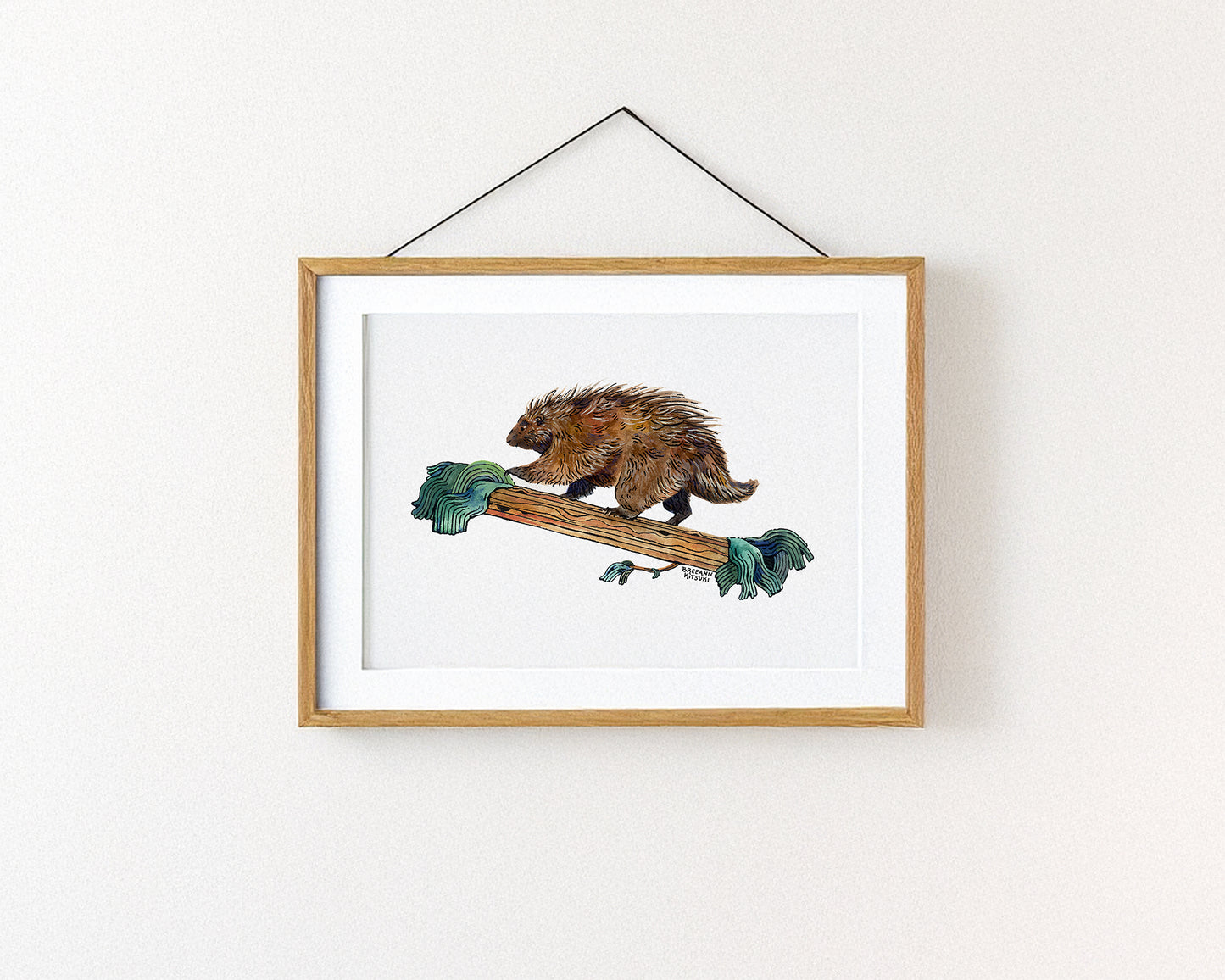 Porcupine Art Print