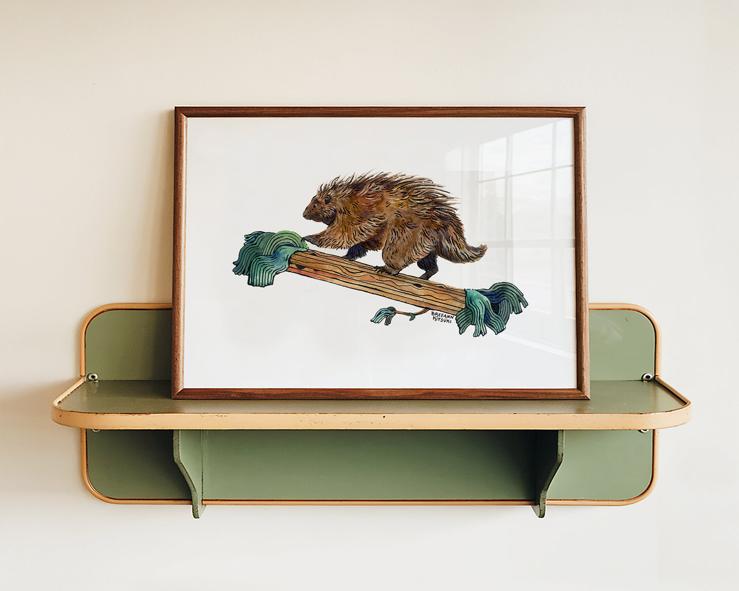 Porcupine Art Print