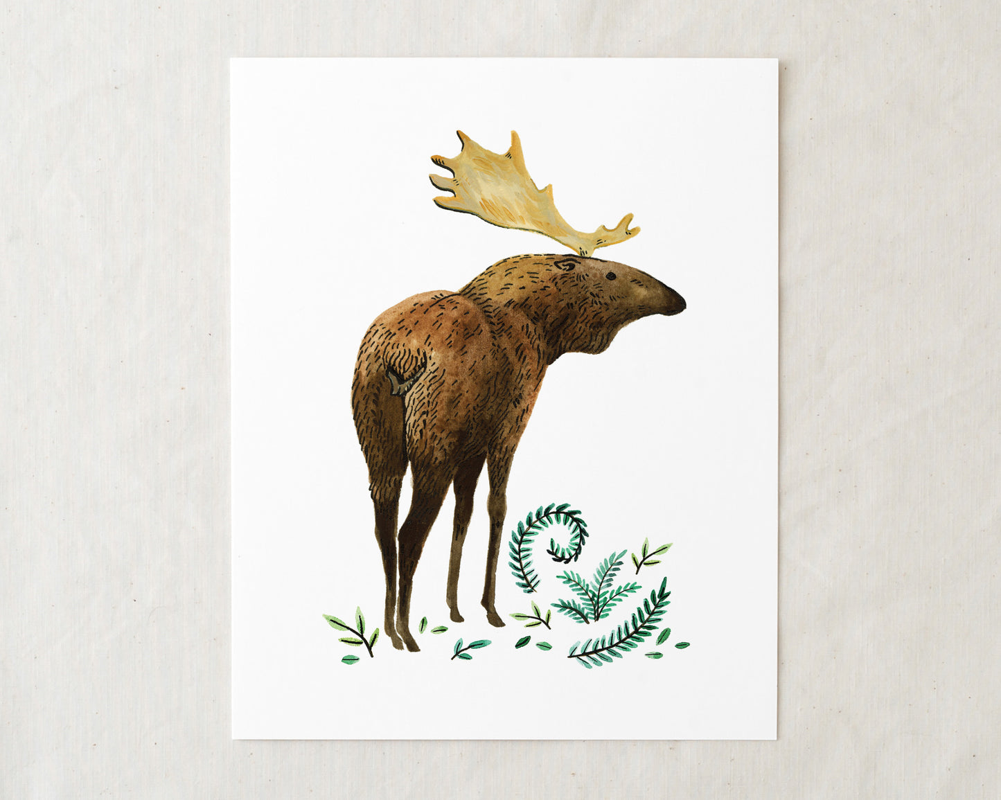 Moose Art Print