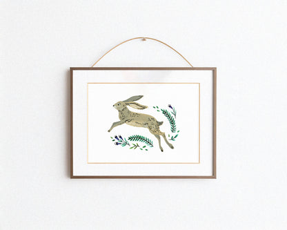 The Hare Art Print