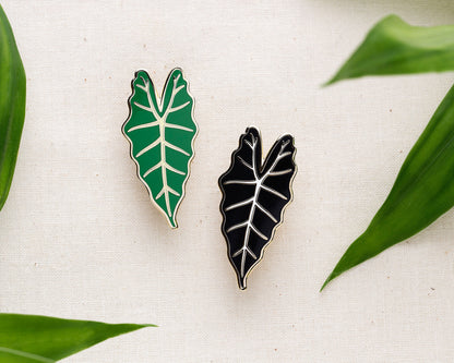 Alocasia Set of 2 Enamel Pins