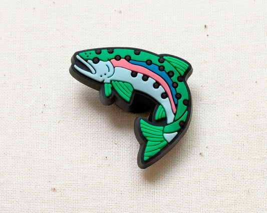 Rainbow Trout Shoe Charm