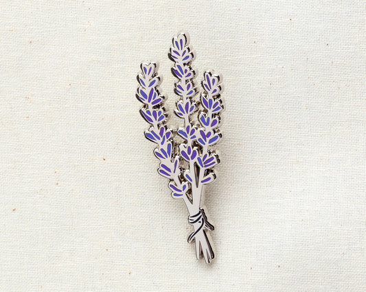 Lavender Enamel Pin