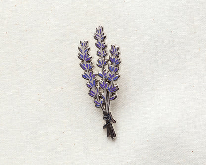 Lavender Enamel Pin