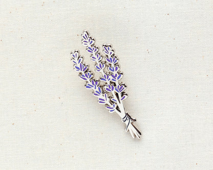 Lavender Enamel Pin