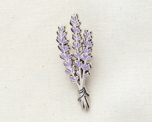 Lavender Enamel Pin