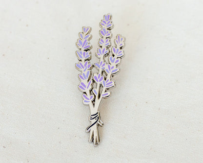Lavender Enamel Pin