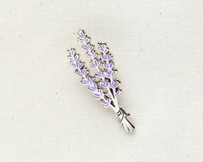 Lavender Enamel Pin