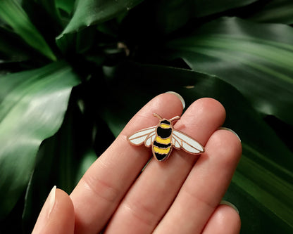 Honeybee Enamel Pin with GIVEBACK