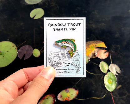 Trout Set of 3 Enamel Pins