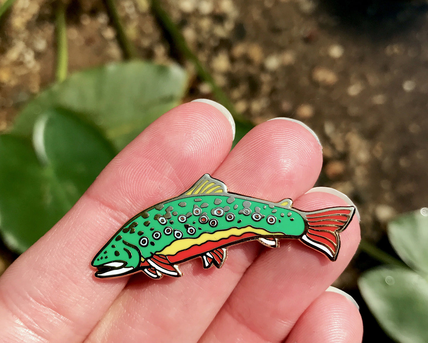 Trout Set of 3 Enamel Pins