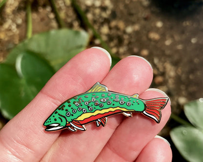 Trout Set of 3 Enamel Pins