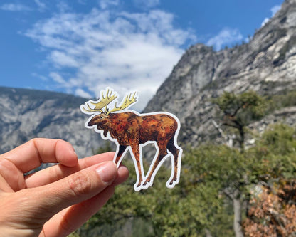 Moose Sticker