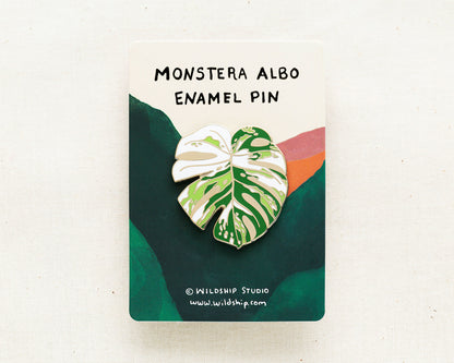 Monstera Set of 3 Enamel Pins