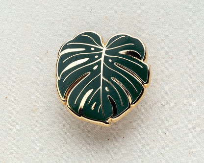 Monstera Enamel Pin