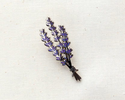 Lavender Enamel Pin