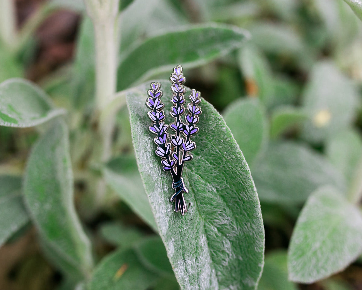 Lavender Enamel Pin