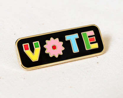 VOTE Enamel Pin