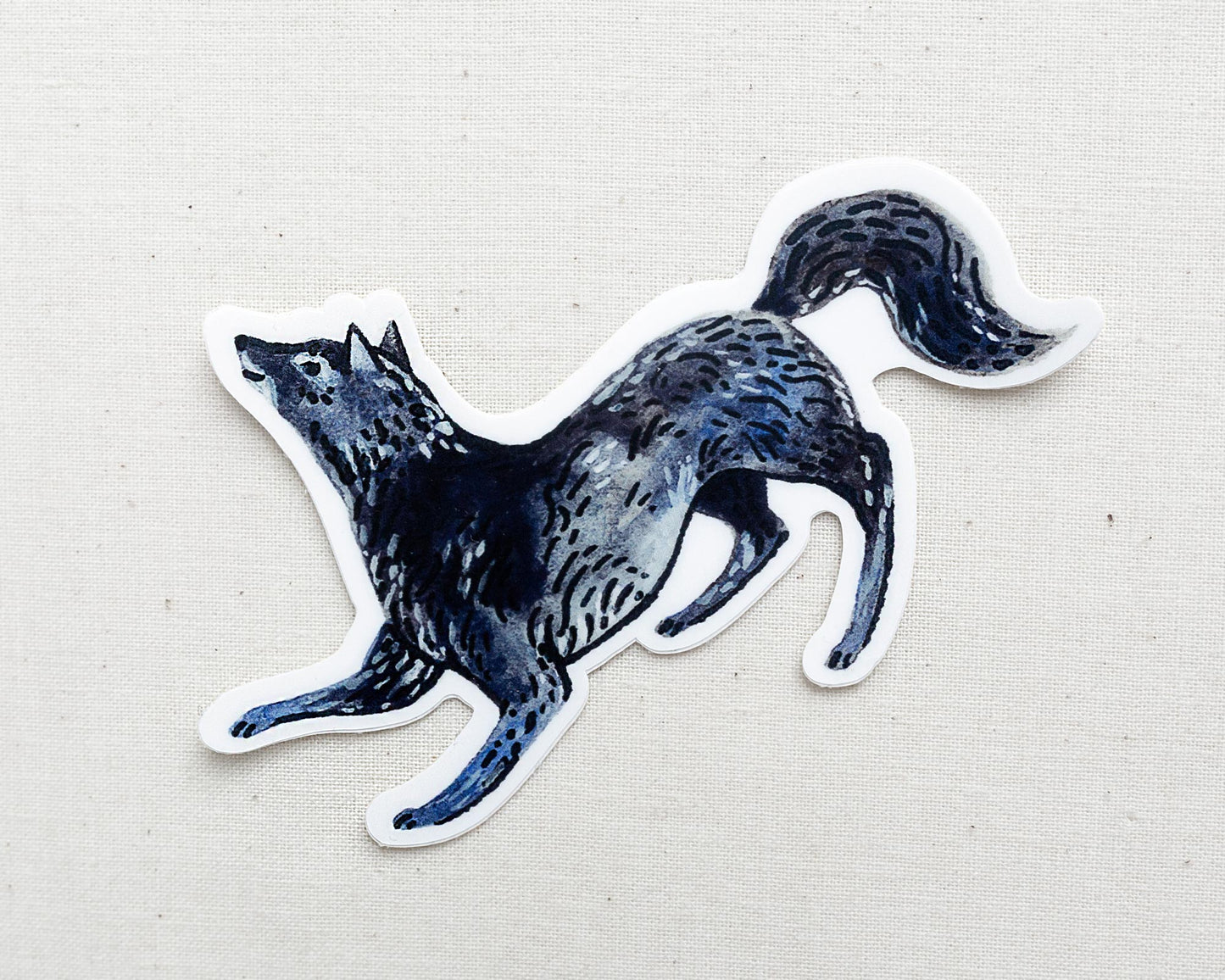 Black Wolf Sticker