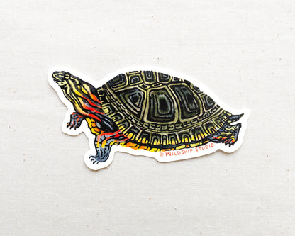 Painted Turtle Sticker