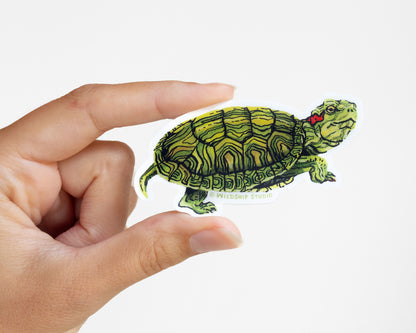 Red-eared Slider Turtle Sticker