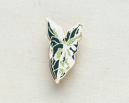 Syngonium Albo Plant Enamel Pin