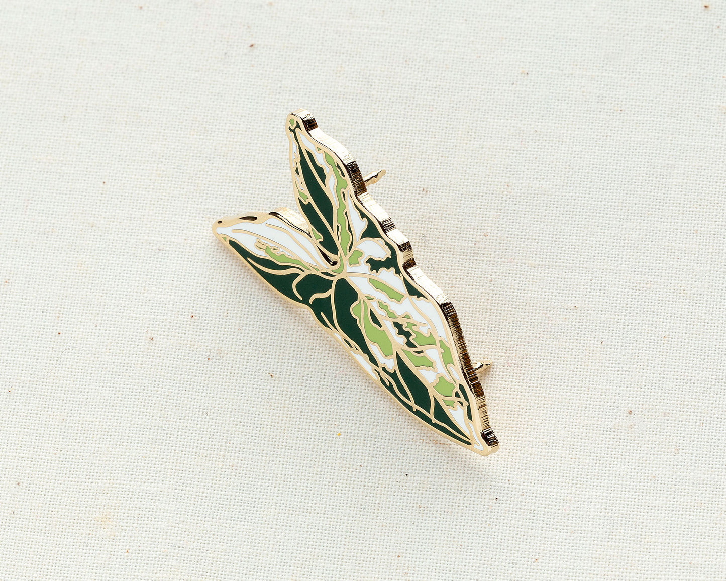 Syngonium Albo Plant Enamel Pin