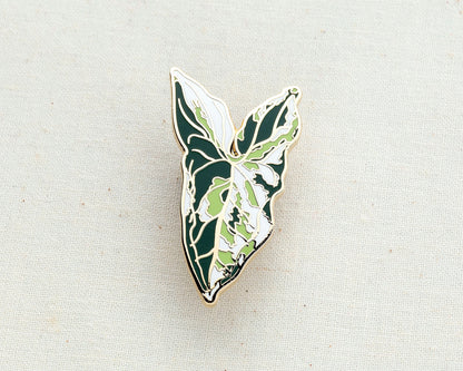 Syngonium Albo Plant Enamel Pin