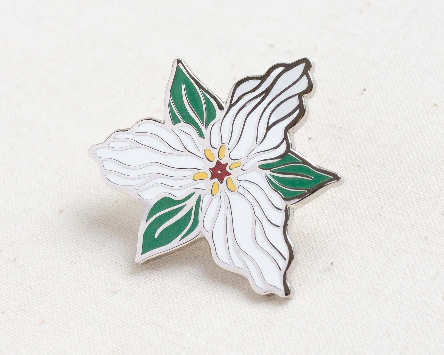 Trillium Enamel Pin