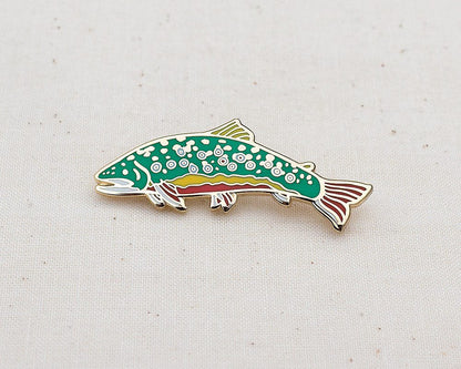 Brook Trout Enamel Pin