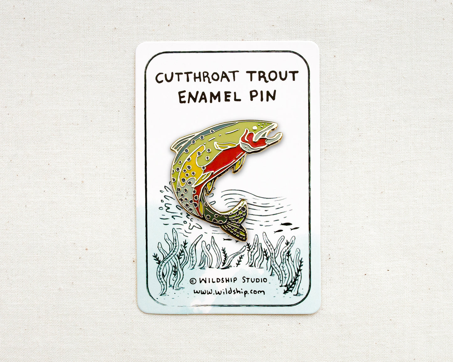 Cutthroat Trout Enamel Pin