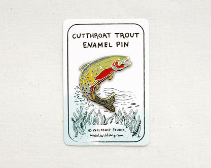 Cutthroat Trout Enamel Pin