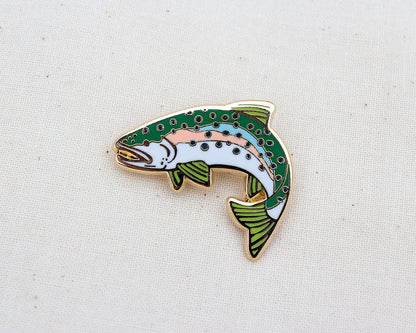 Trout Set of 3 Enamel Pins